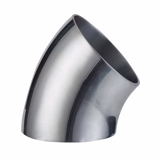 45 90 Graus Aço Carbono Inoxidável Ss Galvanizado Acessórios para Solda de Topo Encaixe de Tubulação Cotovelo de Conexão